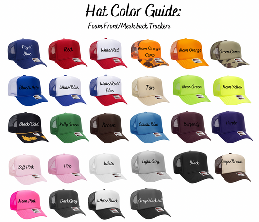 Till Death puff vinyl trucker hat