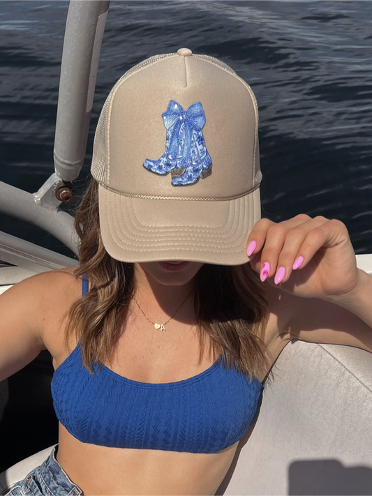 Blue Boots Patch hat