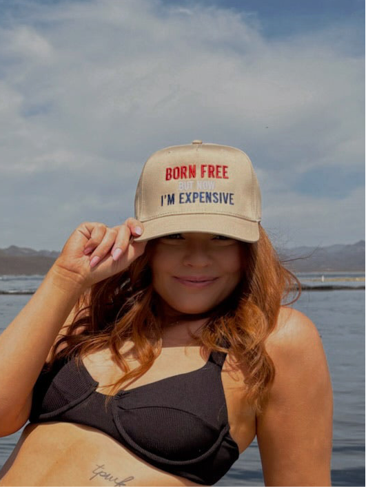 Born Free embroidered hat