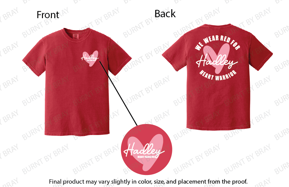 Hadley heart warrior shirt