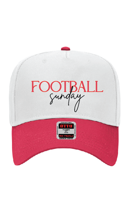 Football Sunday embroidered hat