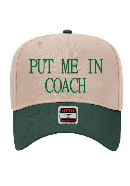 Put me in coach embroidered hat
