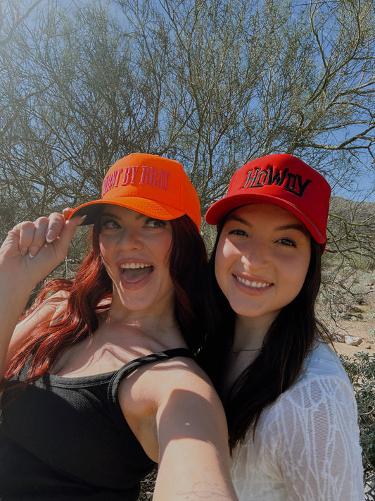 Howdy embroidered hat
