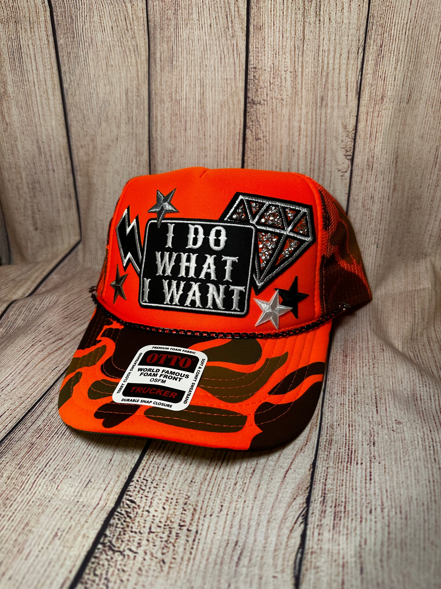 I do what I want patch hat