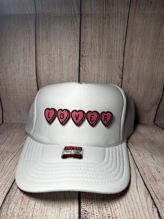 Lover candy heart hat