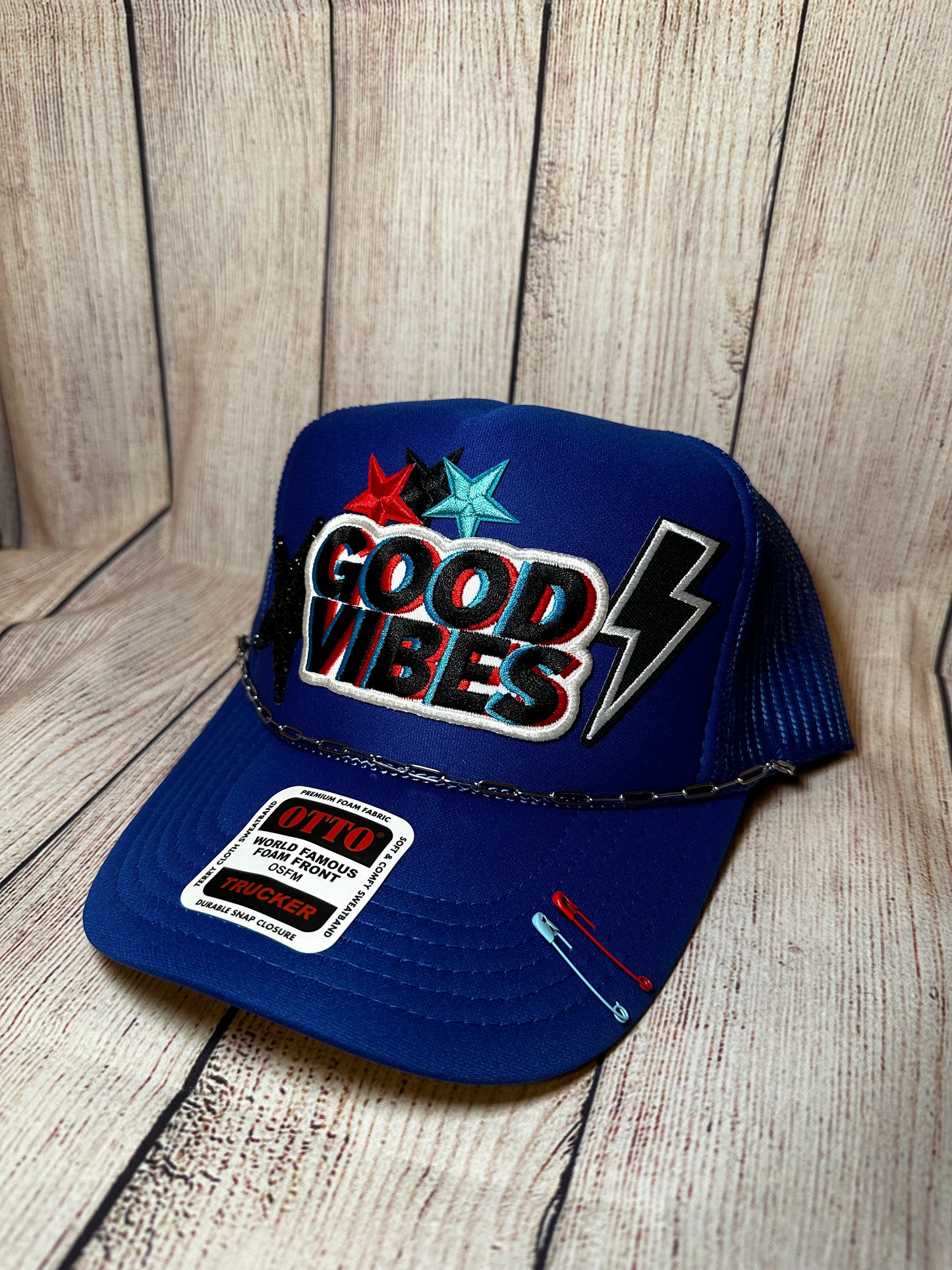 Good vibes patch hat