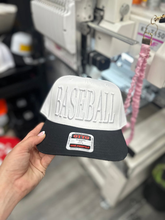 BASEBALL puff embroidered hat
