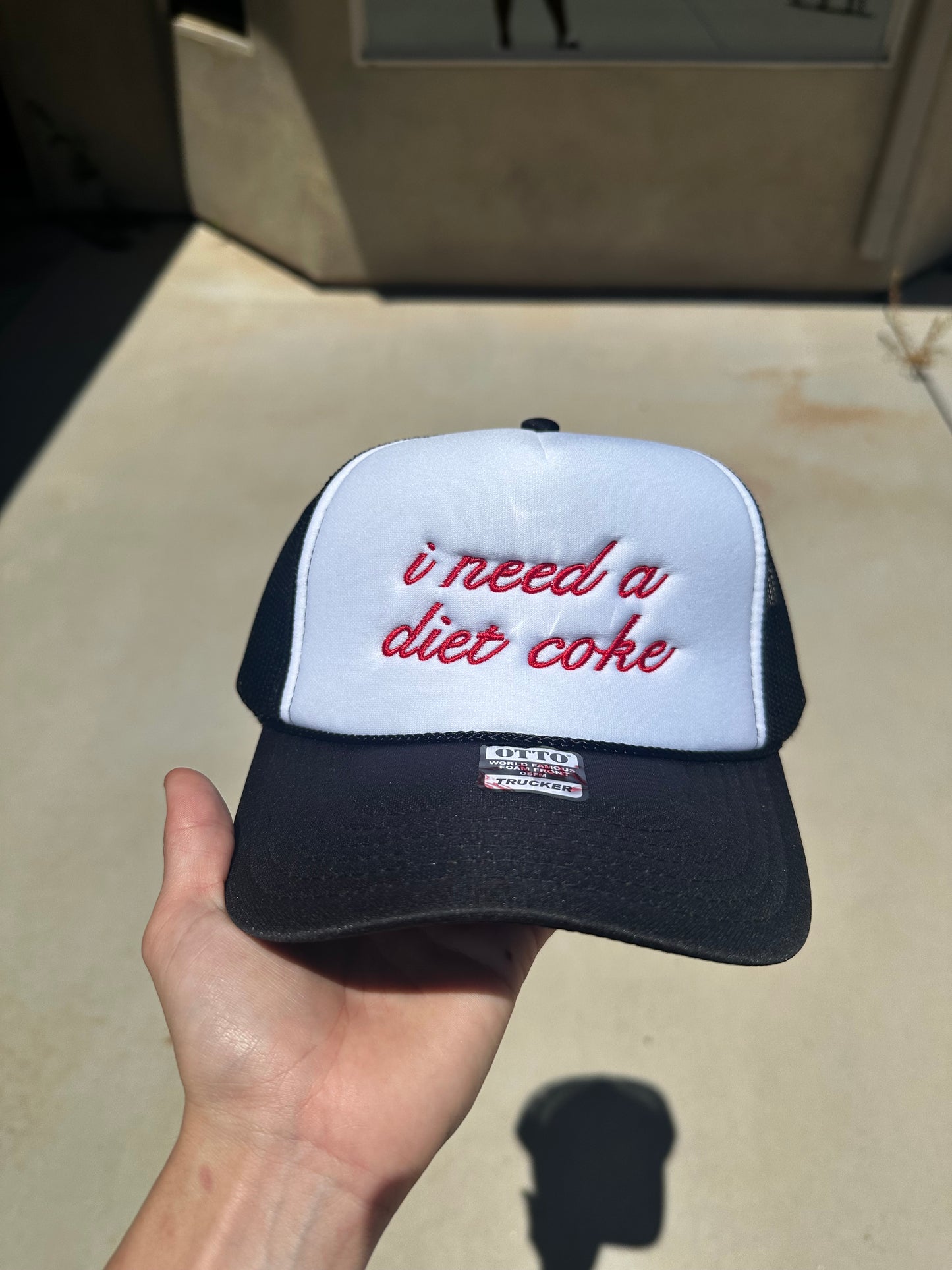 I need a Diet Coke embroidered hat