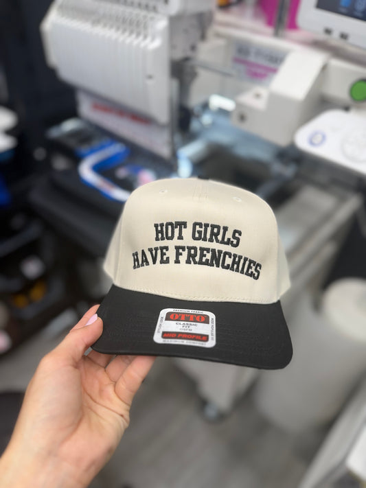 Hot girls have __ embroidered hat