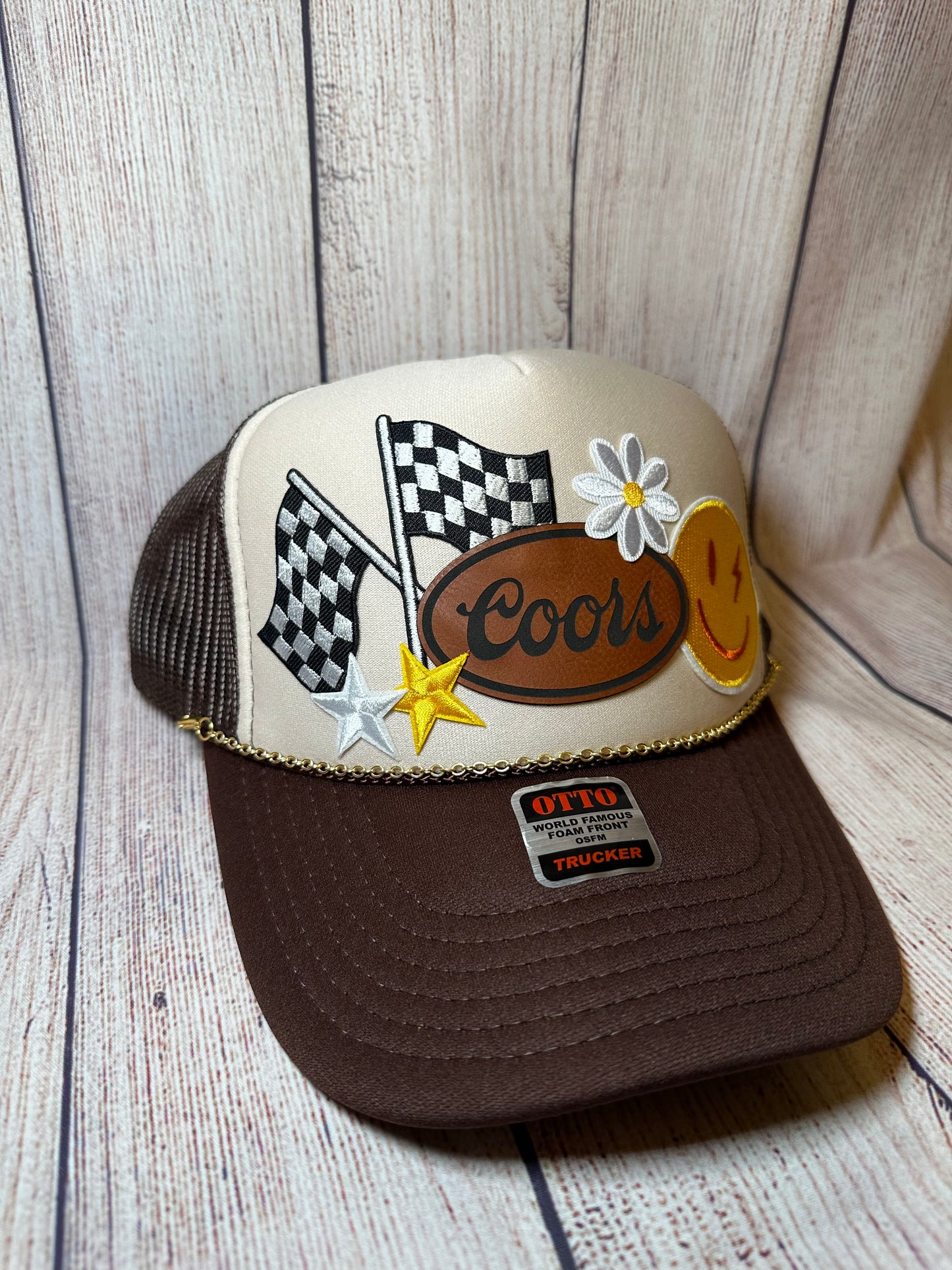 Coors patch trucker hat