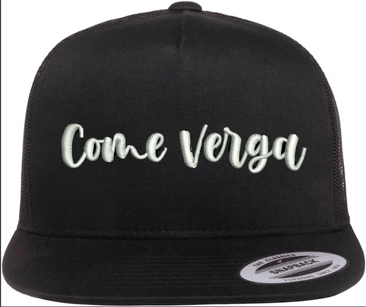 Come Verga embroidered hat