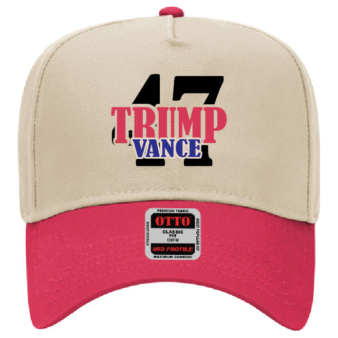 Trump Vance 47 Embroidered Hat