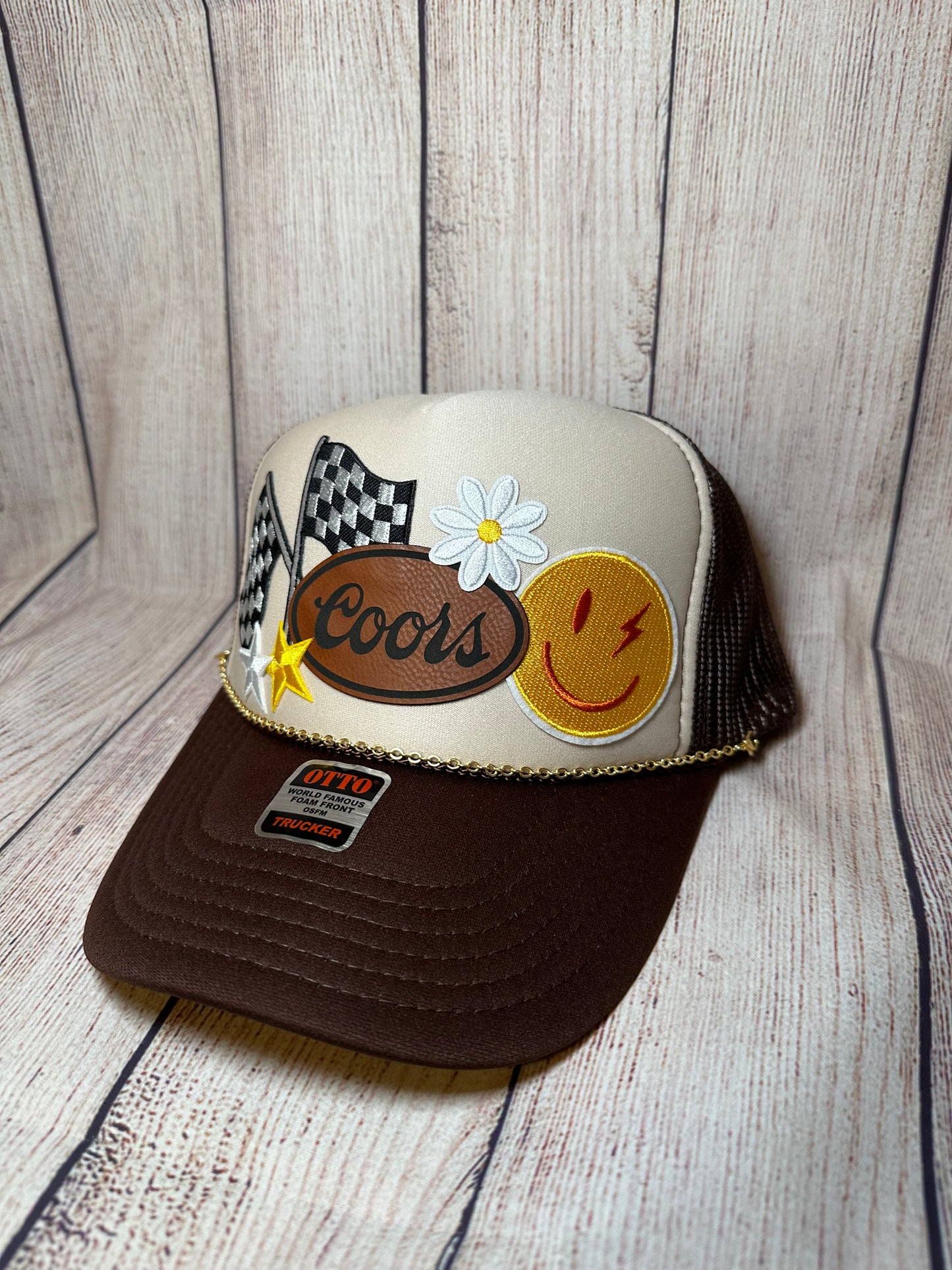 Coors patch trucker hat