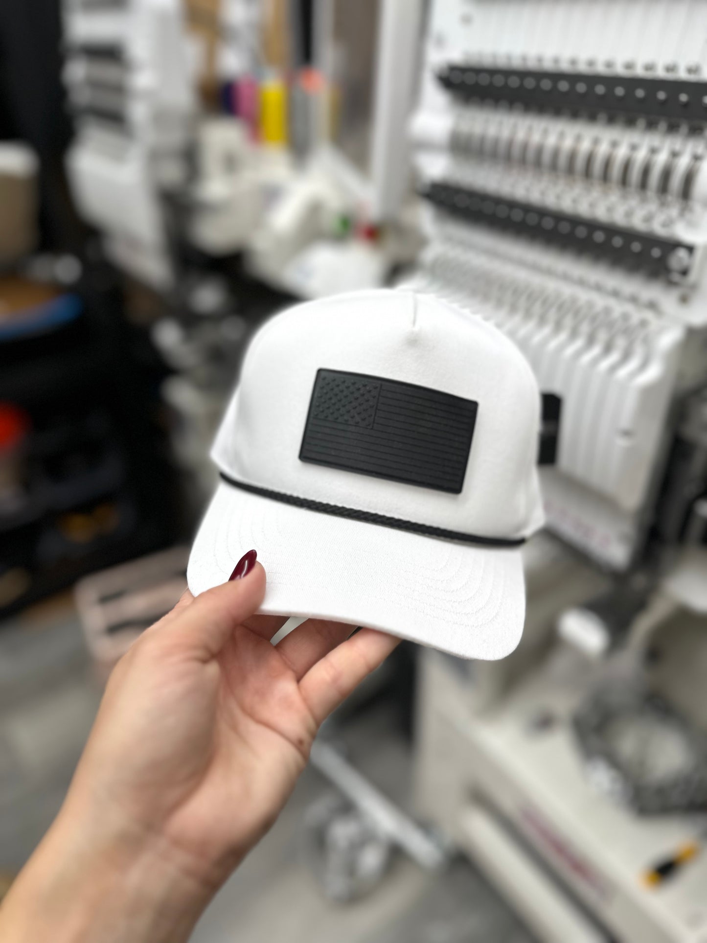 American flag PVC hat