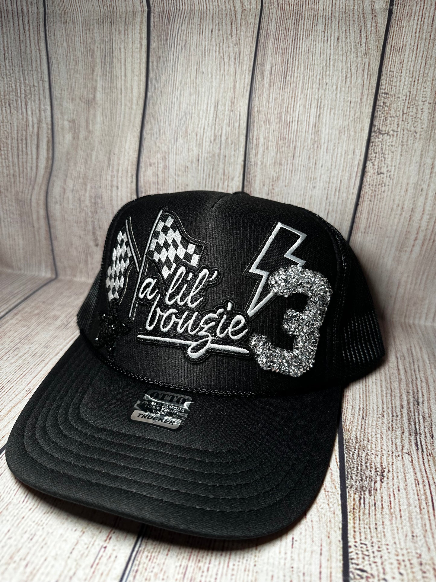 A lil bougie racing patch hat