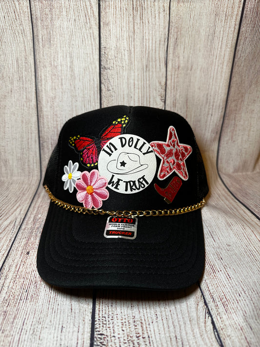 Dolly inspired patch hat