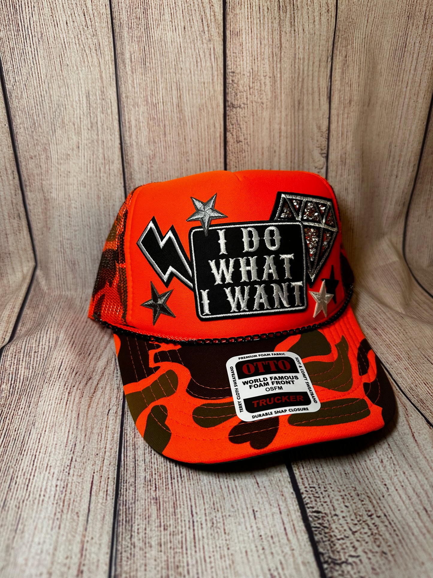 I do what I want patch hat