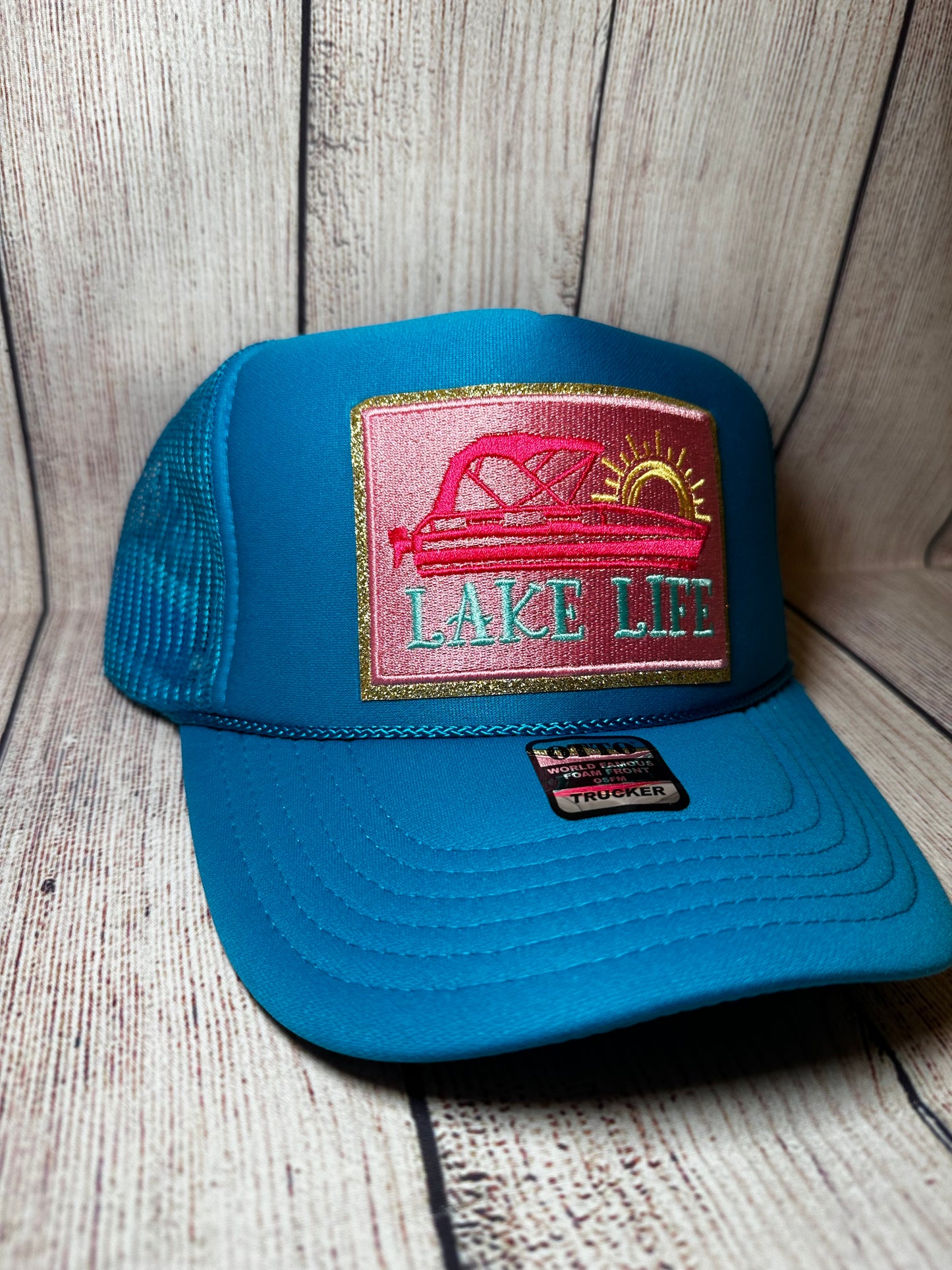 Lake life trucker hat