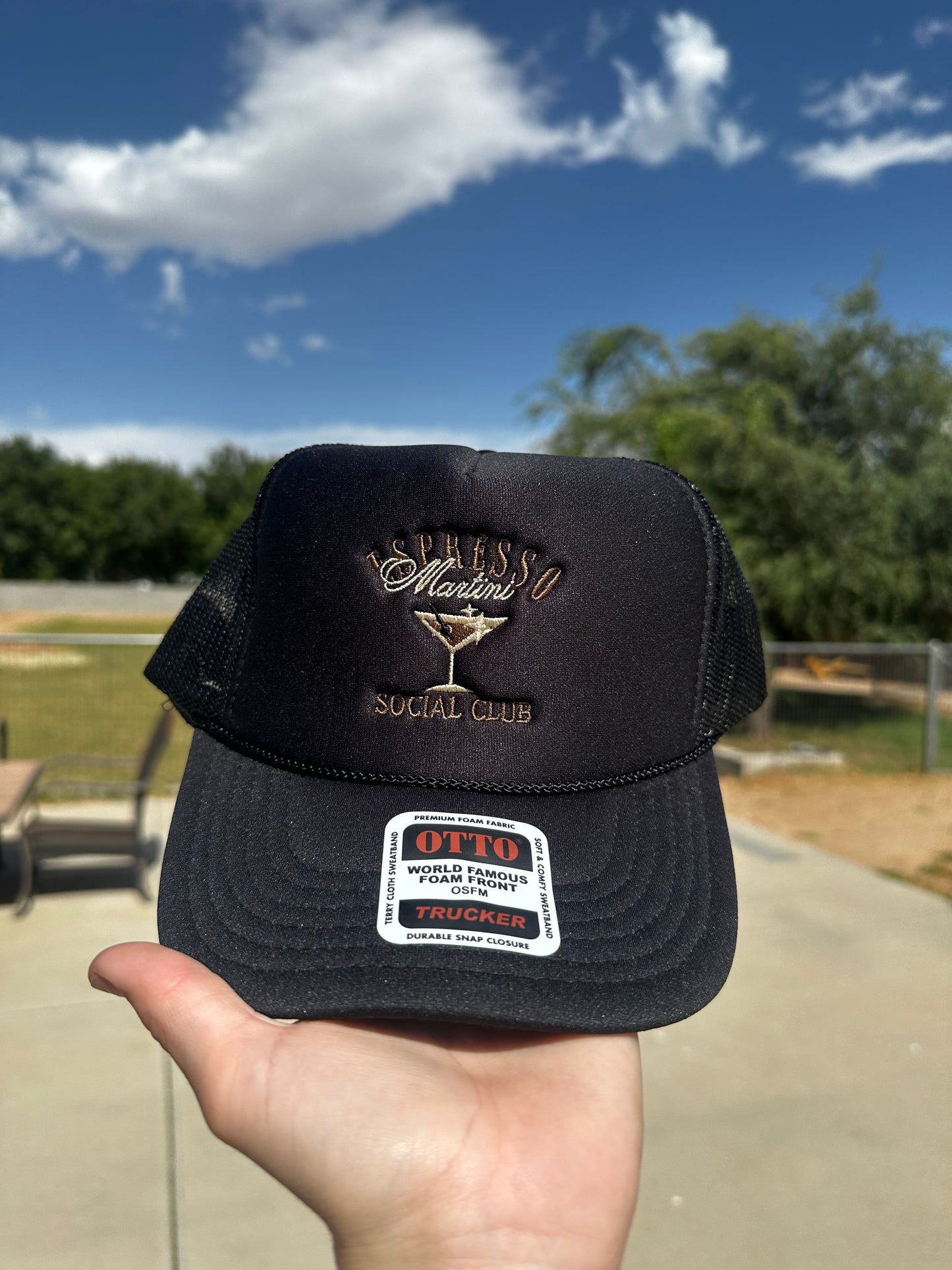 Espresso Martini Social Club embroidered hat