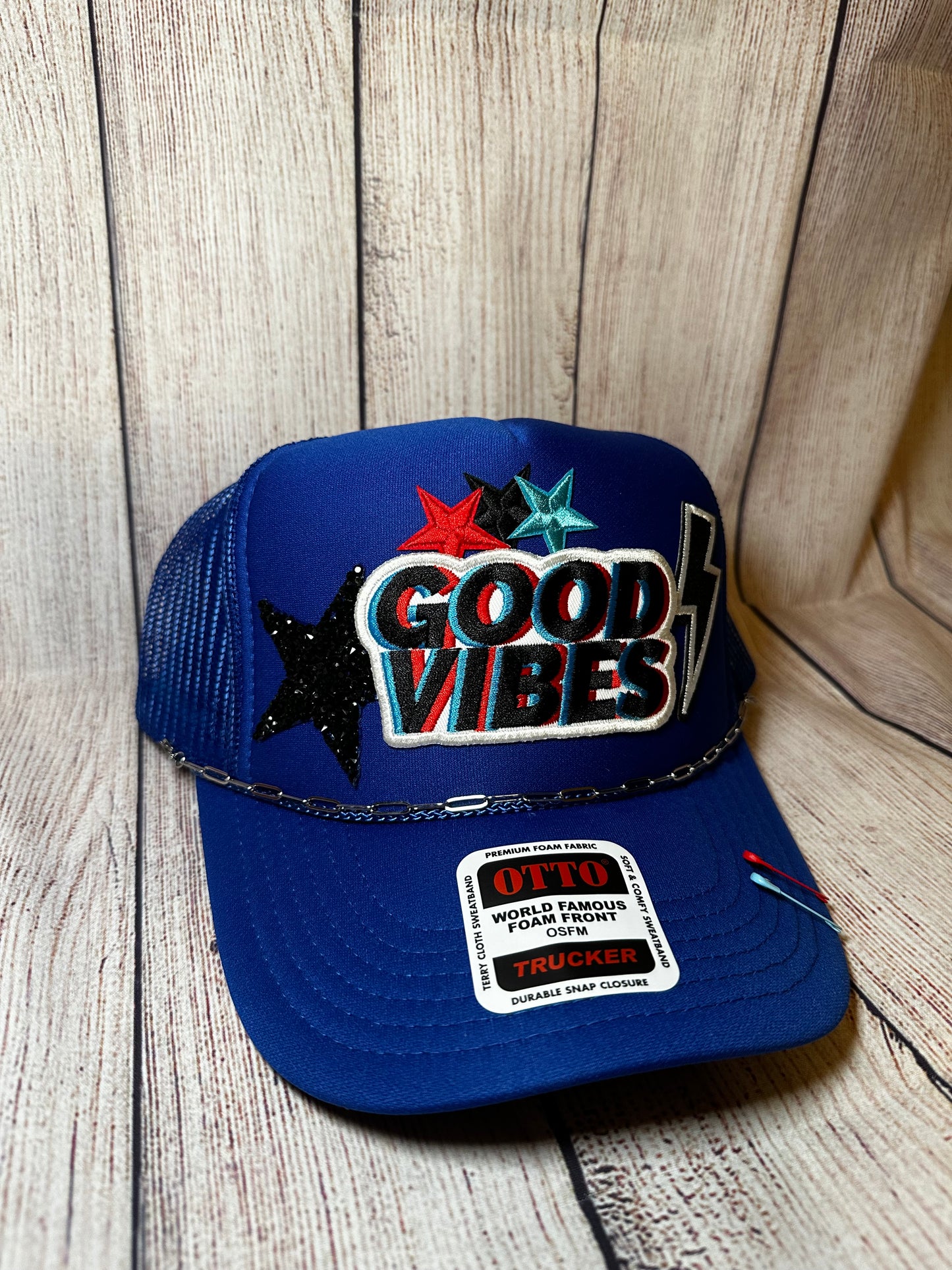 Good vibes patch hat