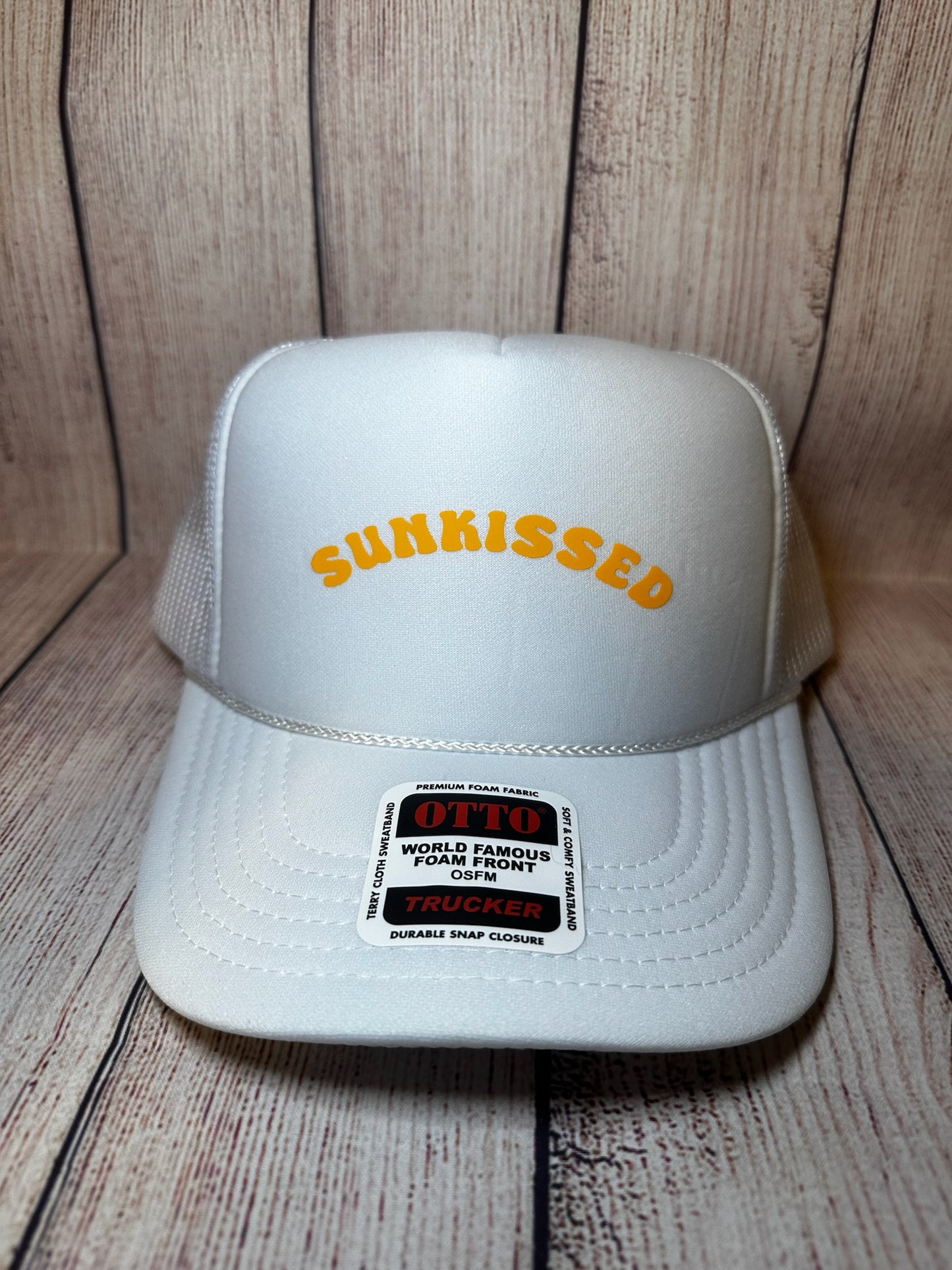 Sunkissed vinyl trucker hat