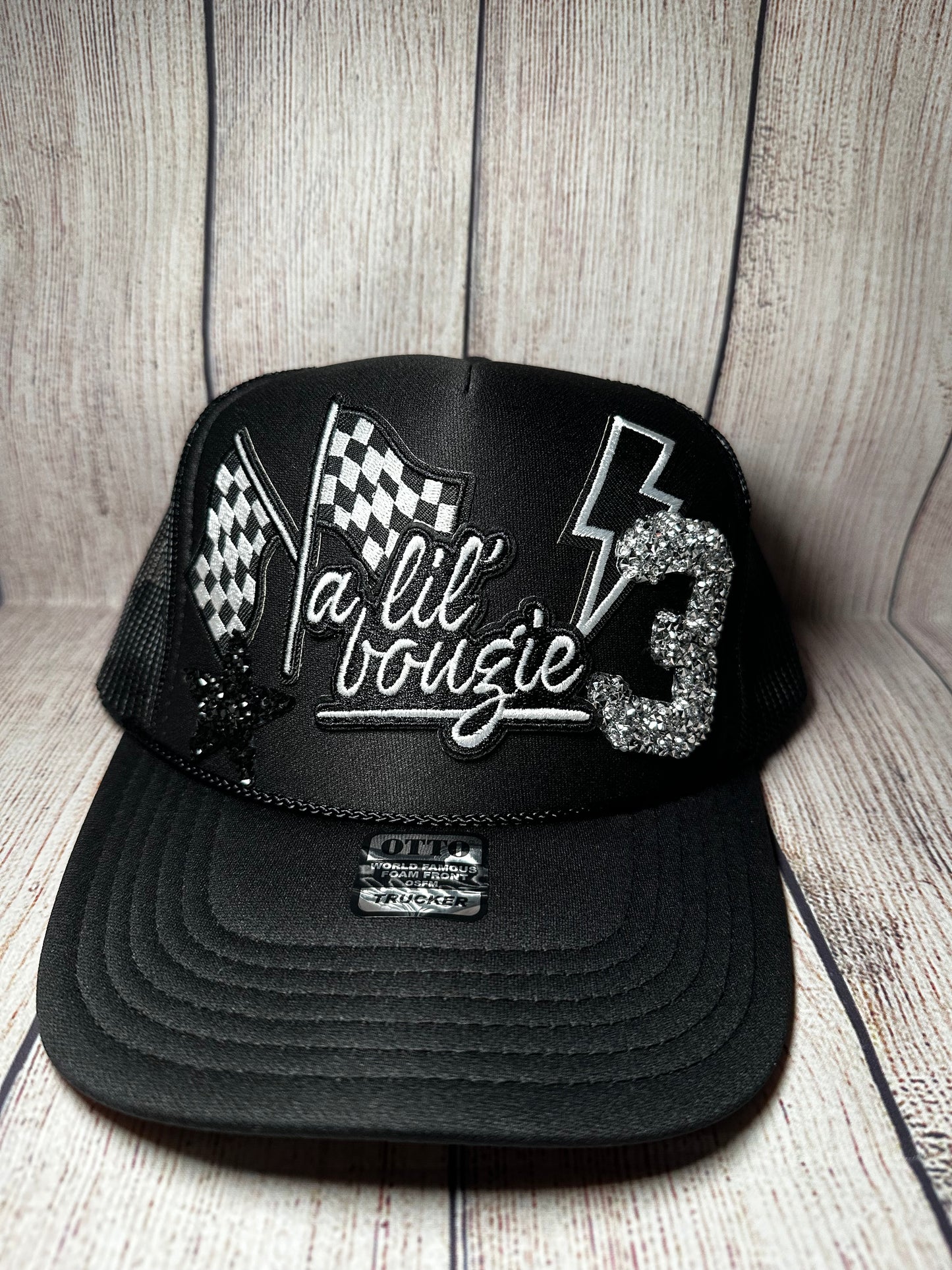 A lil bougie racing patch hat