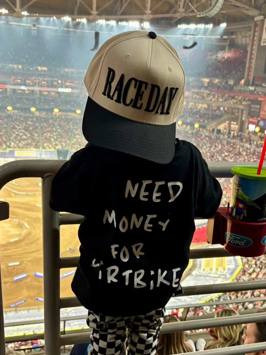 Race Day puff embroidered hat