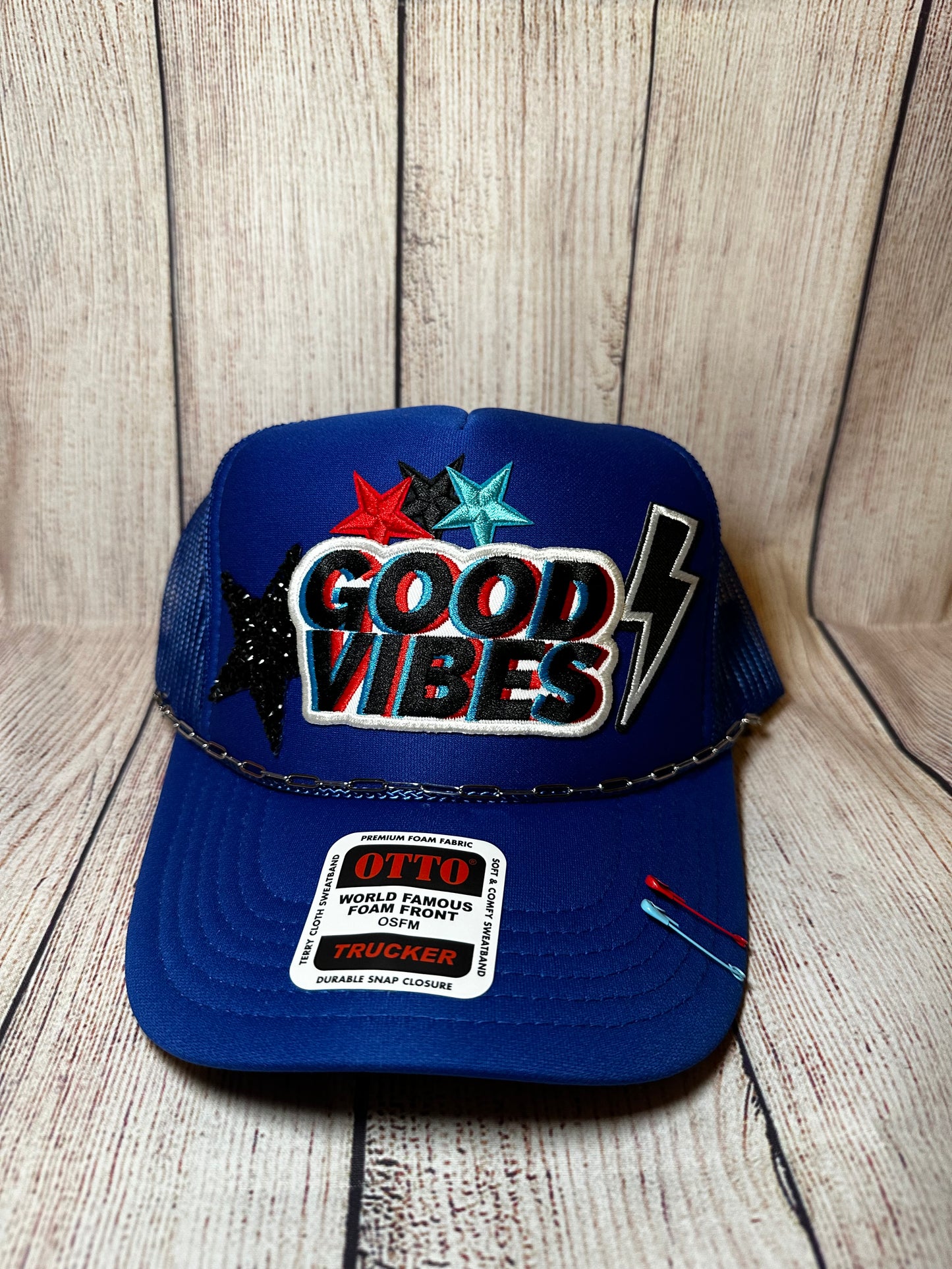 Good vibes patch hat