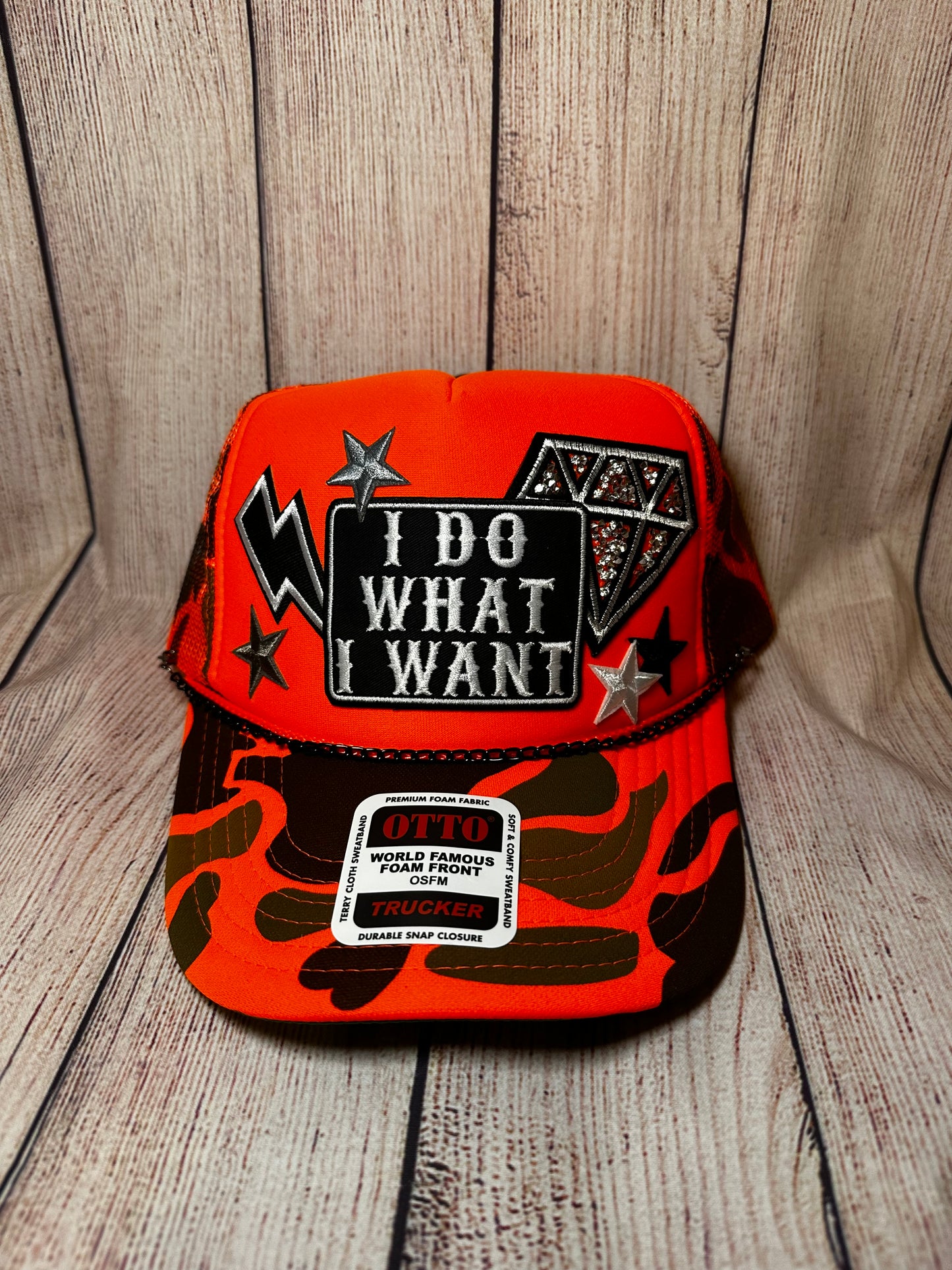 I do what I want patch hat