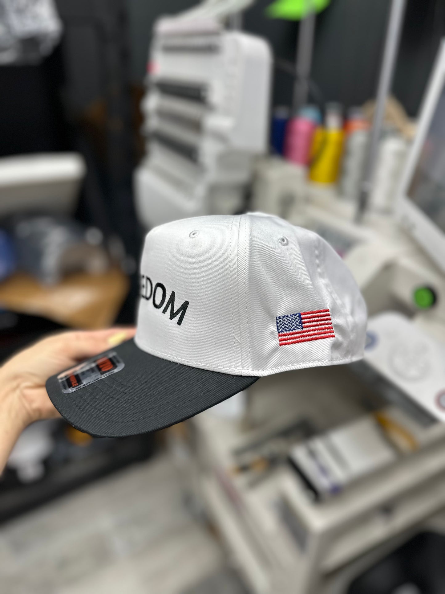 Freedom CK side embroidered hat