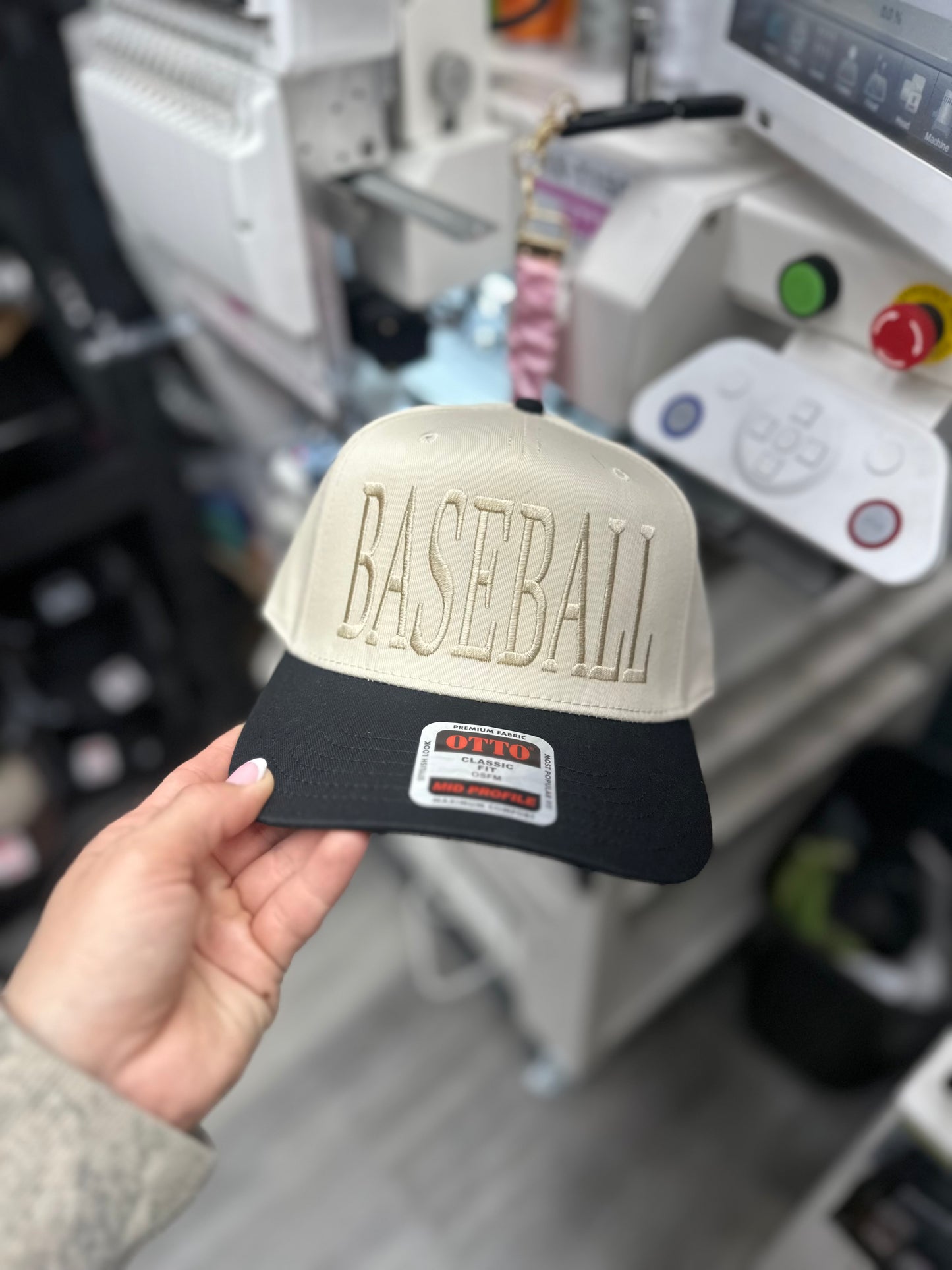 BASEBALL embroidered hat