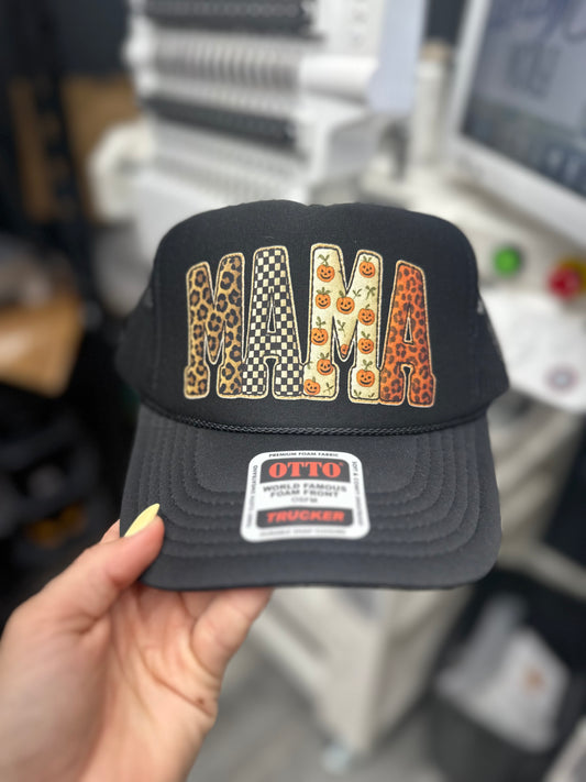 Fall Mama trucker hat