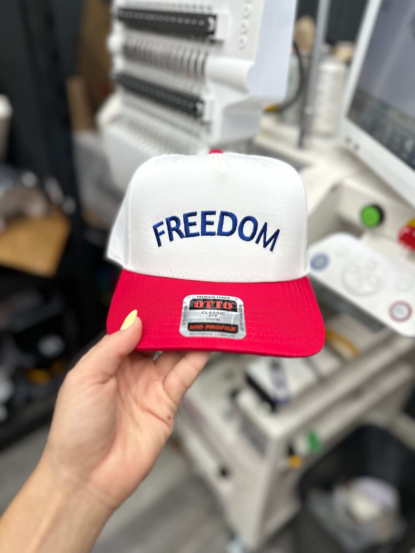 Freedom CK side embroidered hat