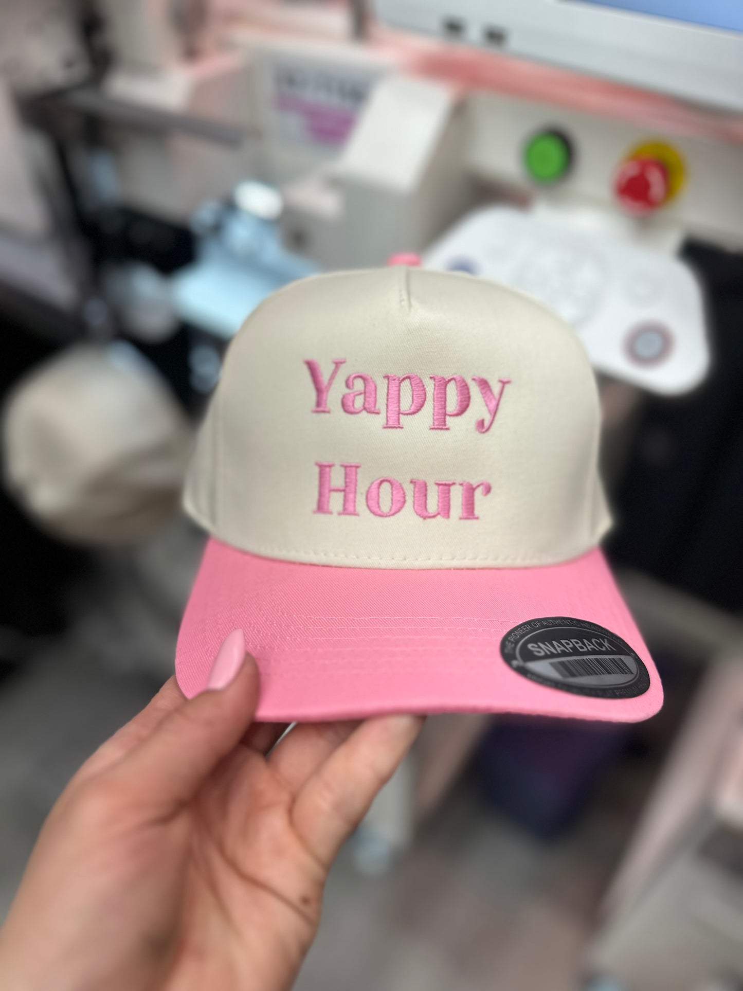 Yappy Hour embroidered hat