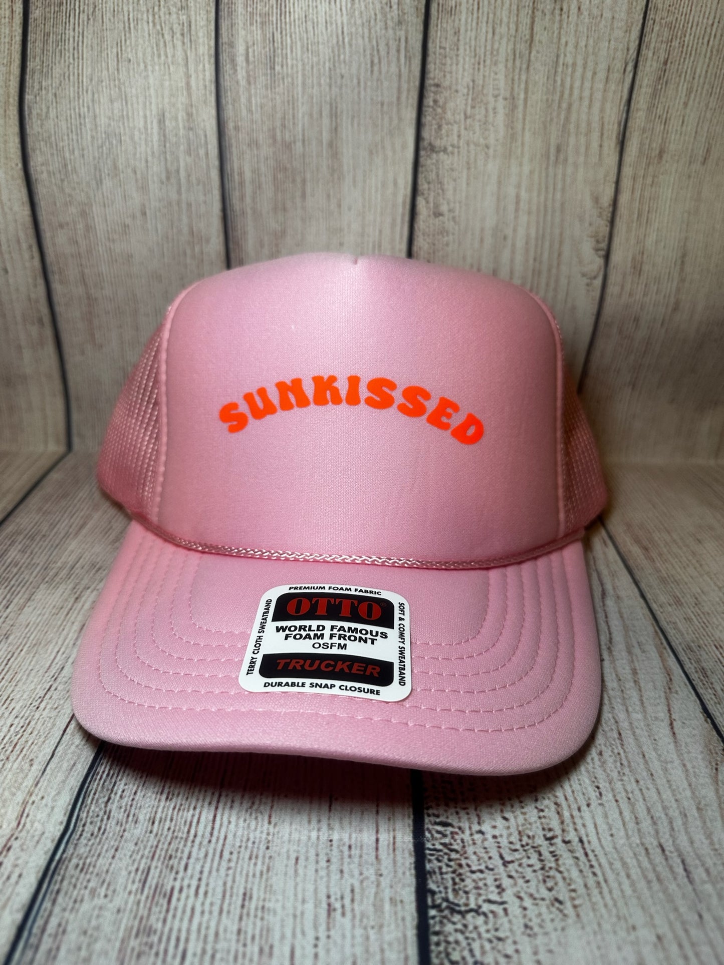 Sunkissed vinyl trucker hat