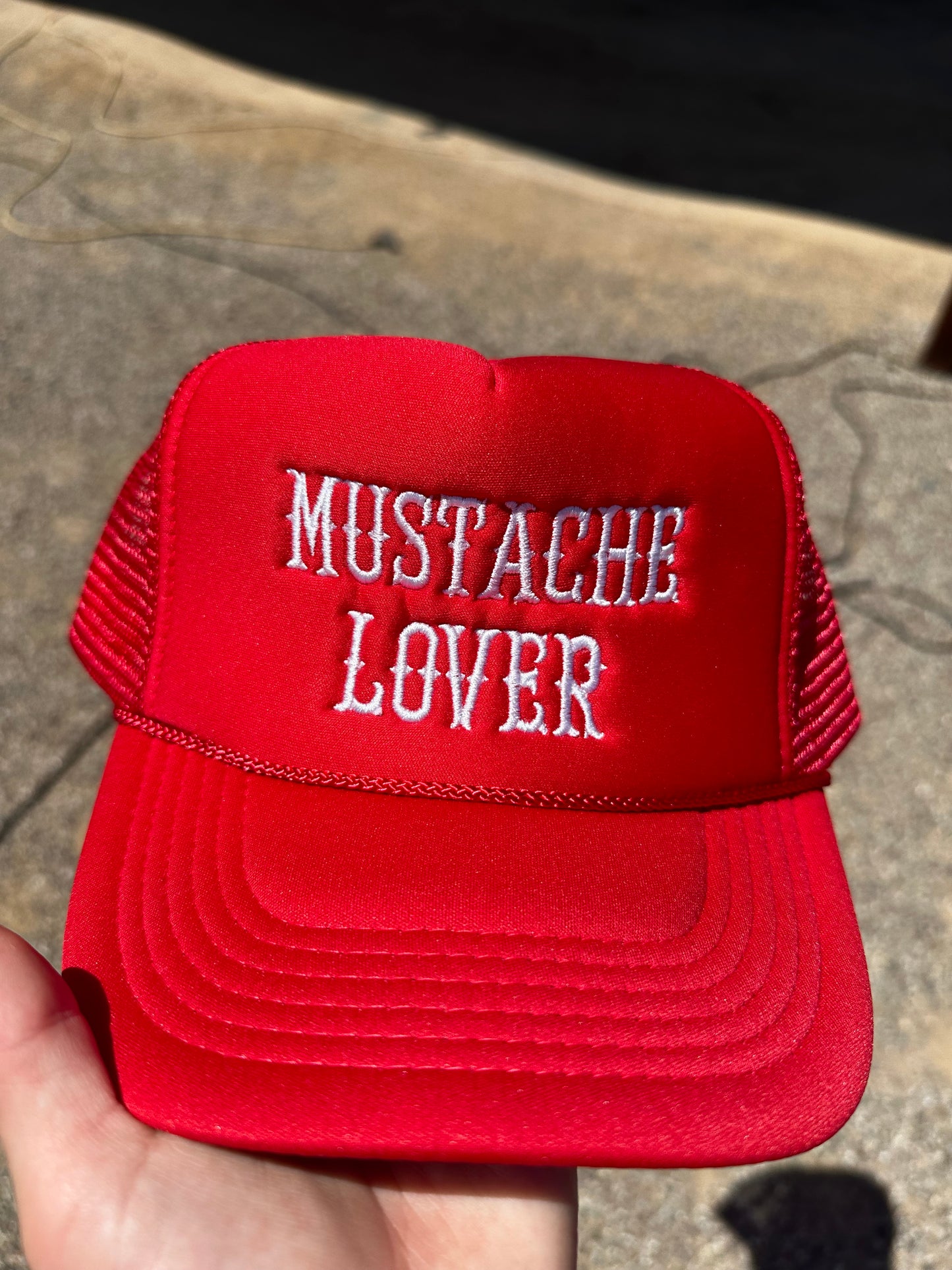 Mustache Lover slightly imperfect hat