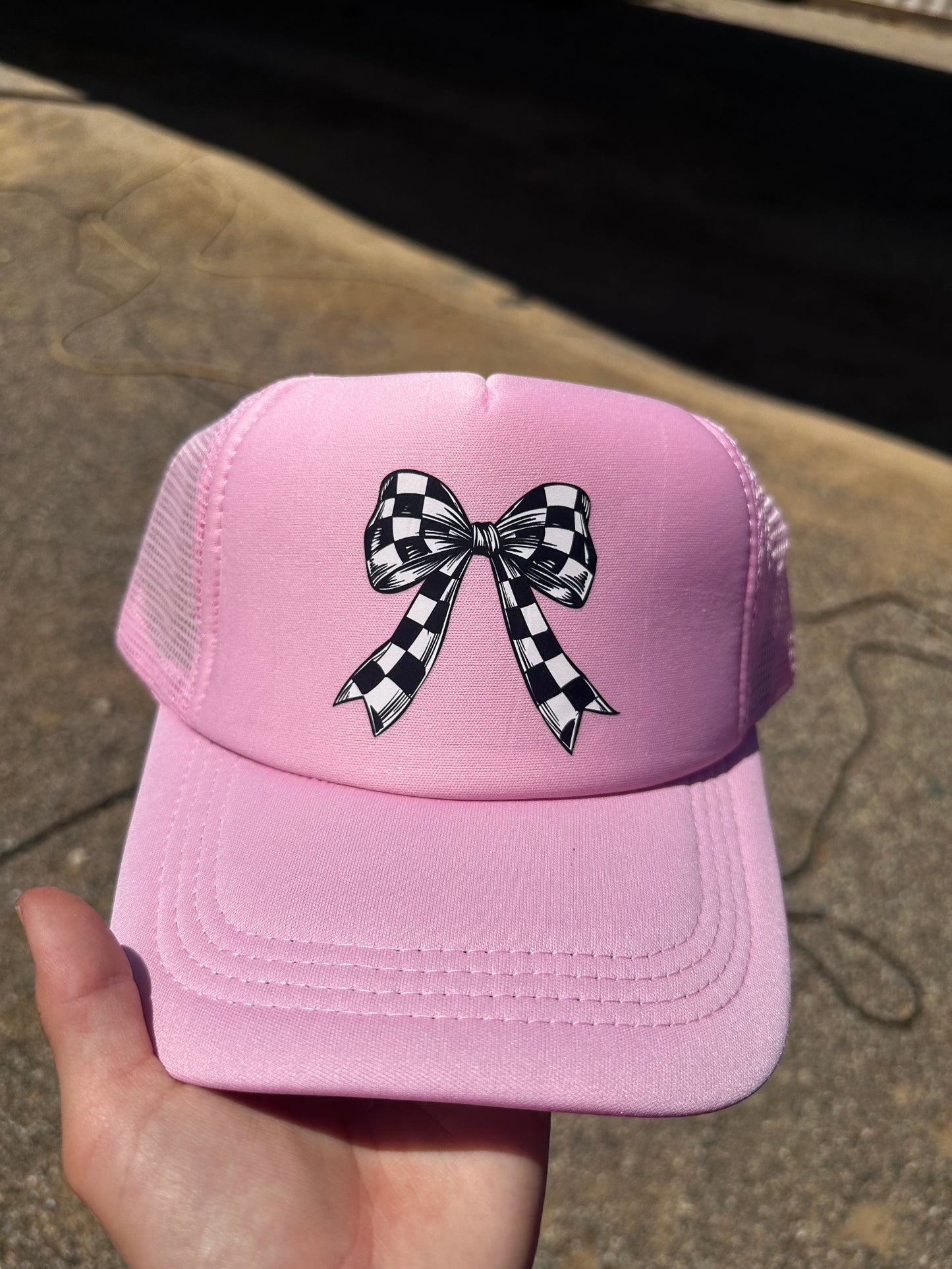 Pink Bow hat