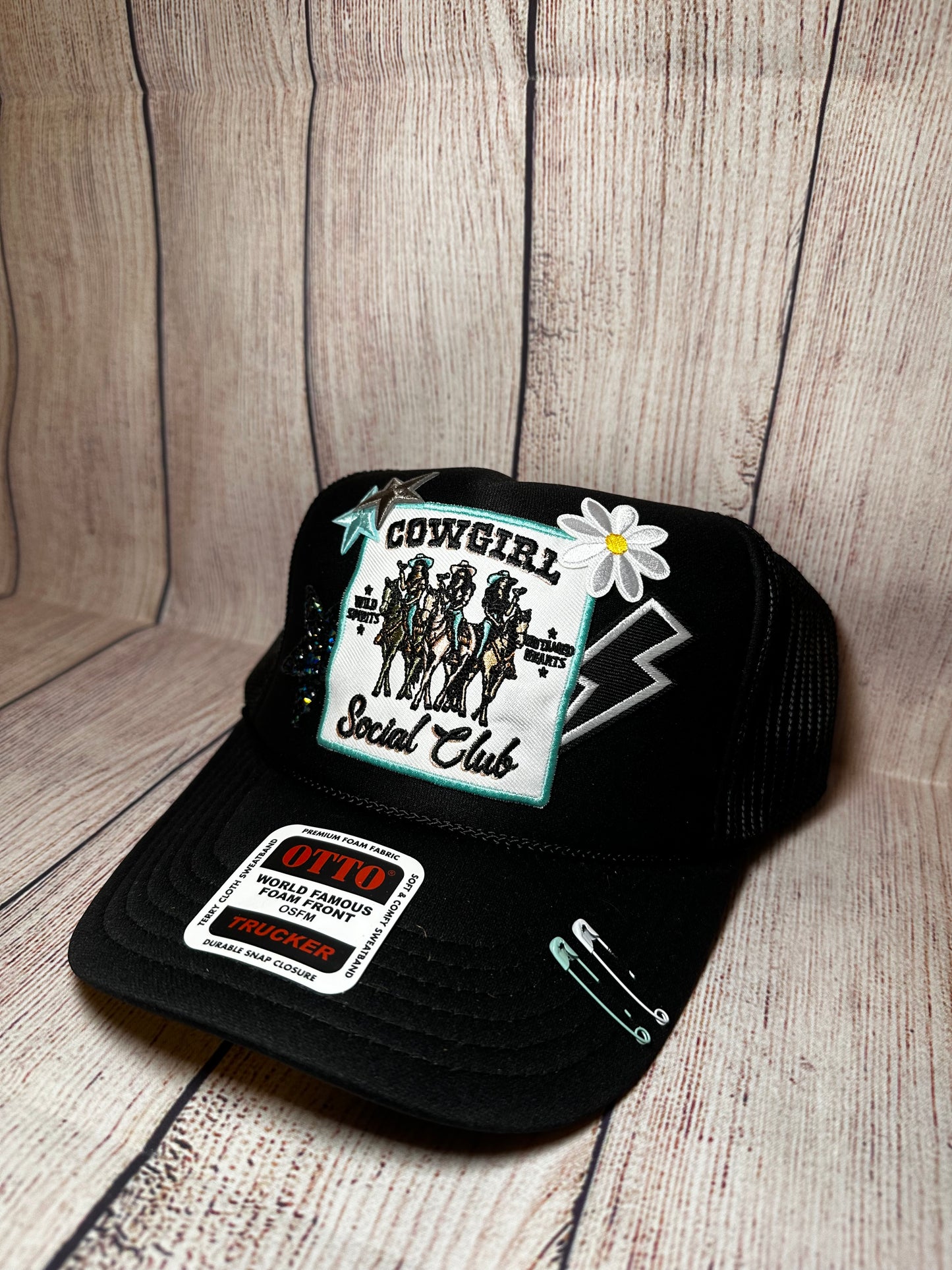 Cowgirl social club trucker hat