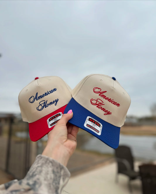 American honey embroidered hat