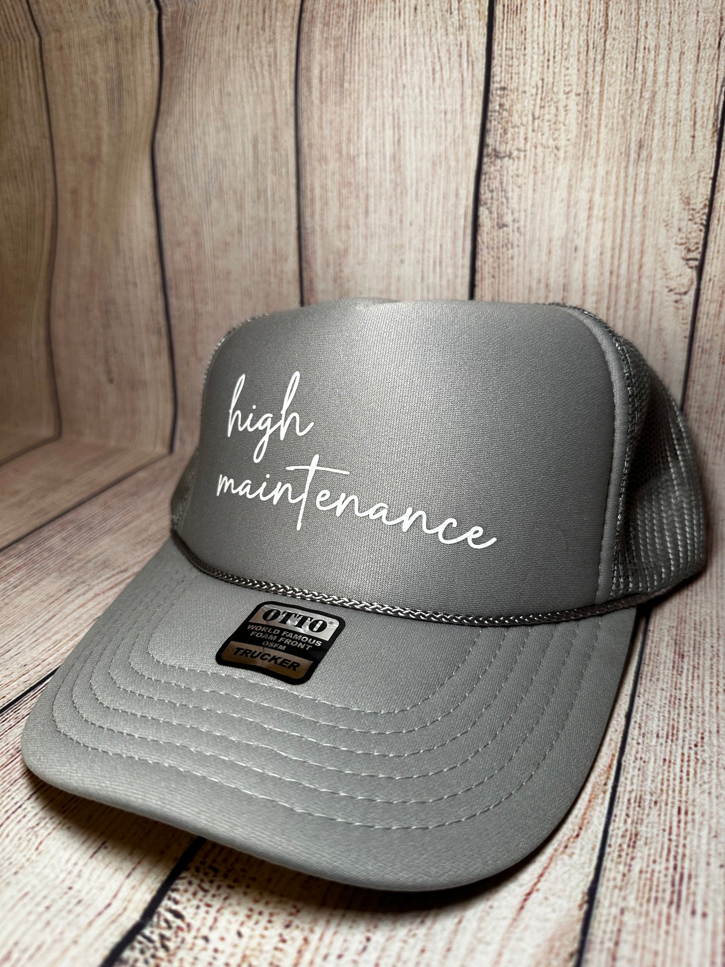 High maintenance vinyl trucker