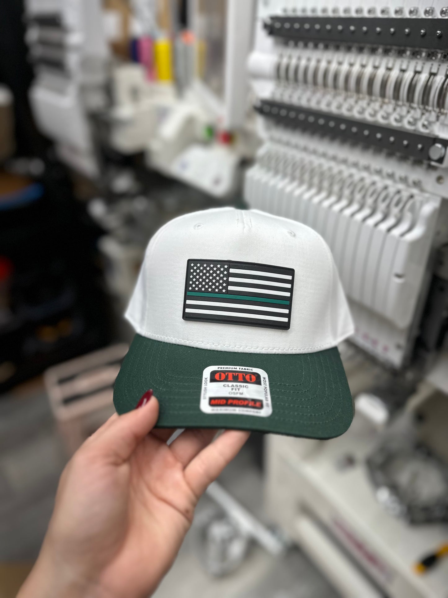 American flag PVC hat