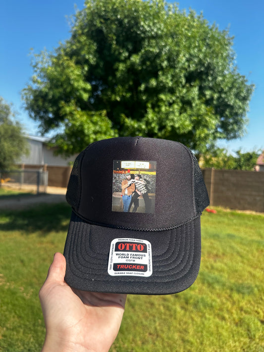 Morgan and Posty trucker hat