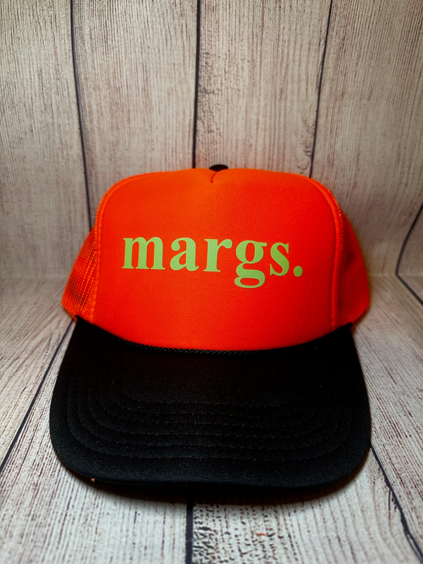 Margs. vinyl trucker hat