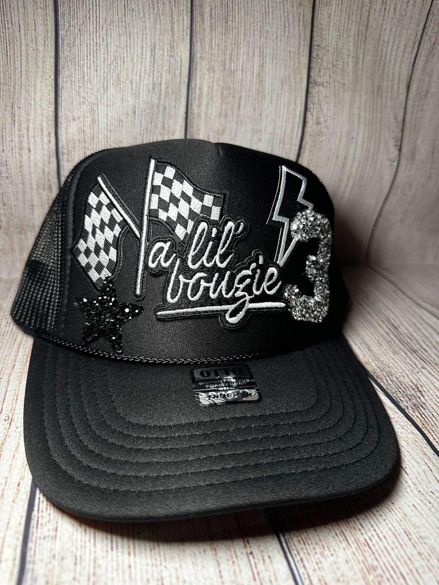 A lil bougie racing patch hat