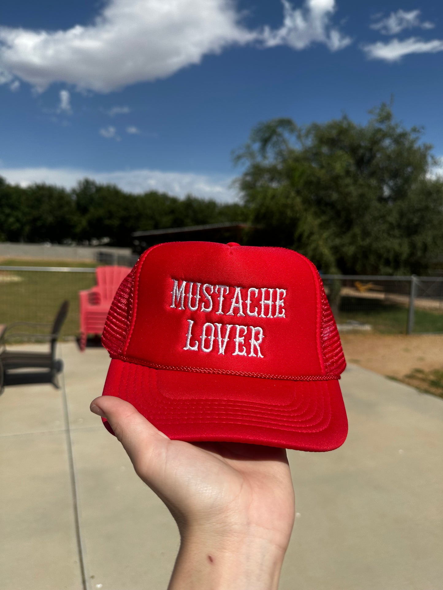 Mustache Lover embroidered hat