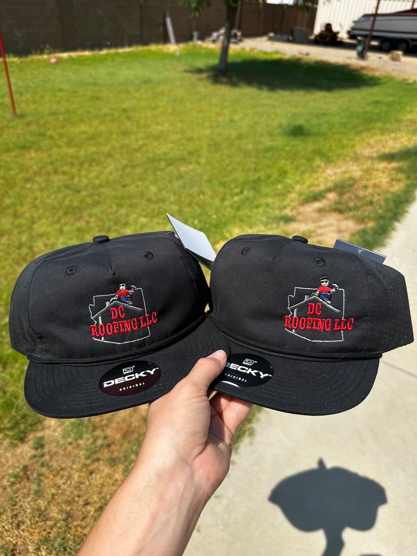 Custom embroidery design hat