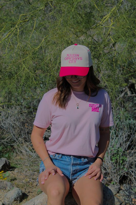Making cowboys cry embroidered hat