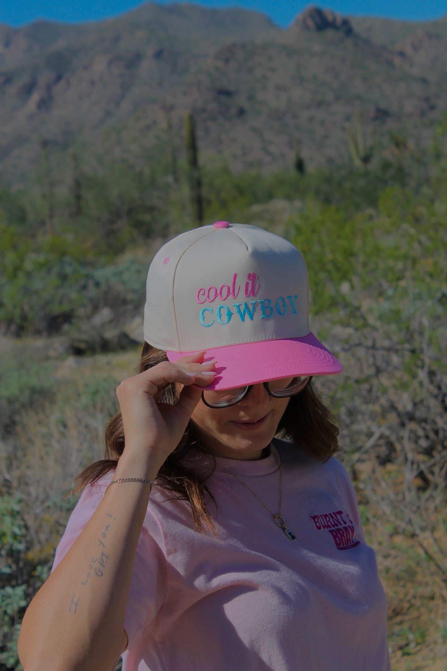 Cool it Cowboy embroidered hat