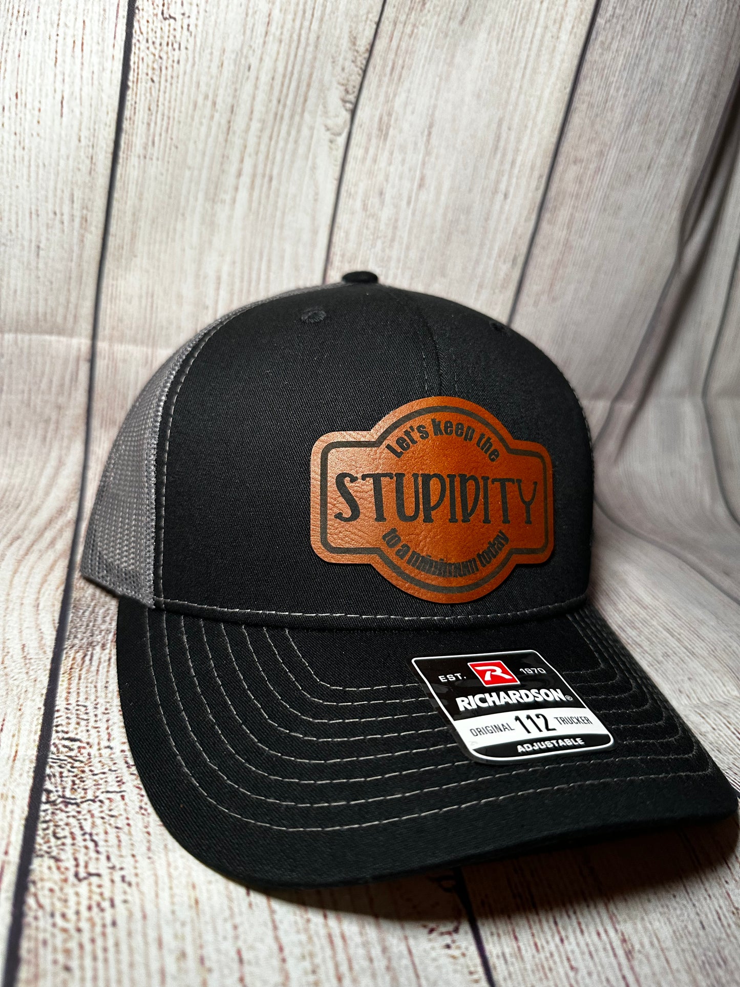 Let's Keep The Stupidity To A Minimum Today hat